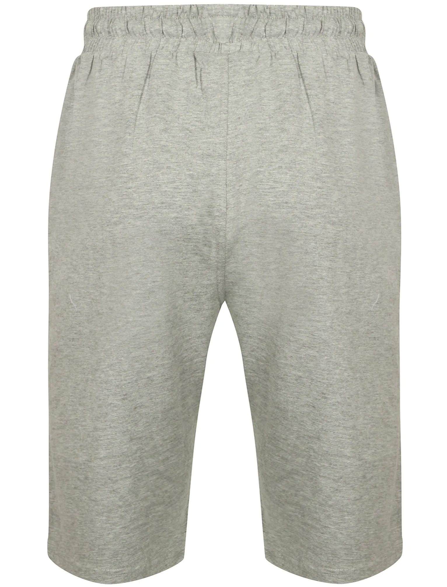 Greenbury Cotton Jersey Lounge Shorts in Light Grey Marl - Tokyo Laundry