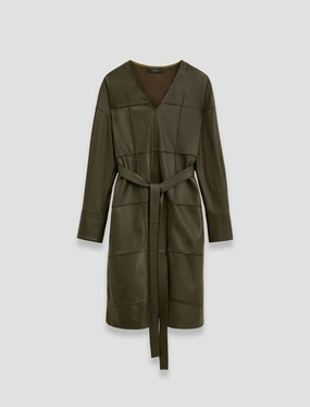 Sun-Protective Grid Nappa Leather Matisse Dress