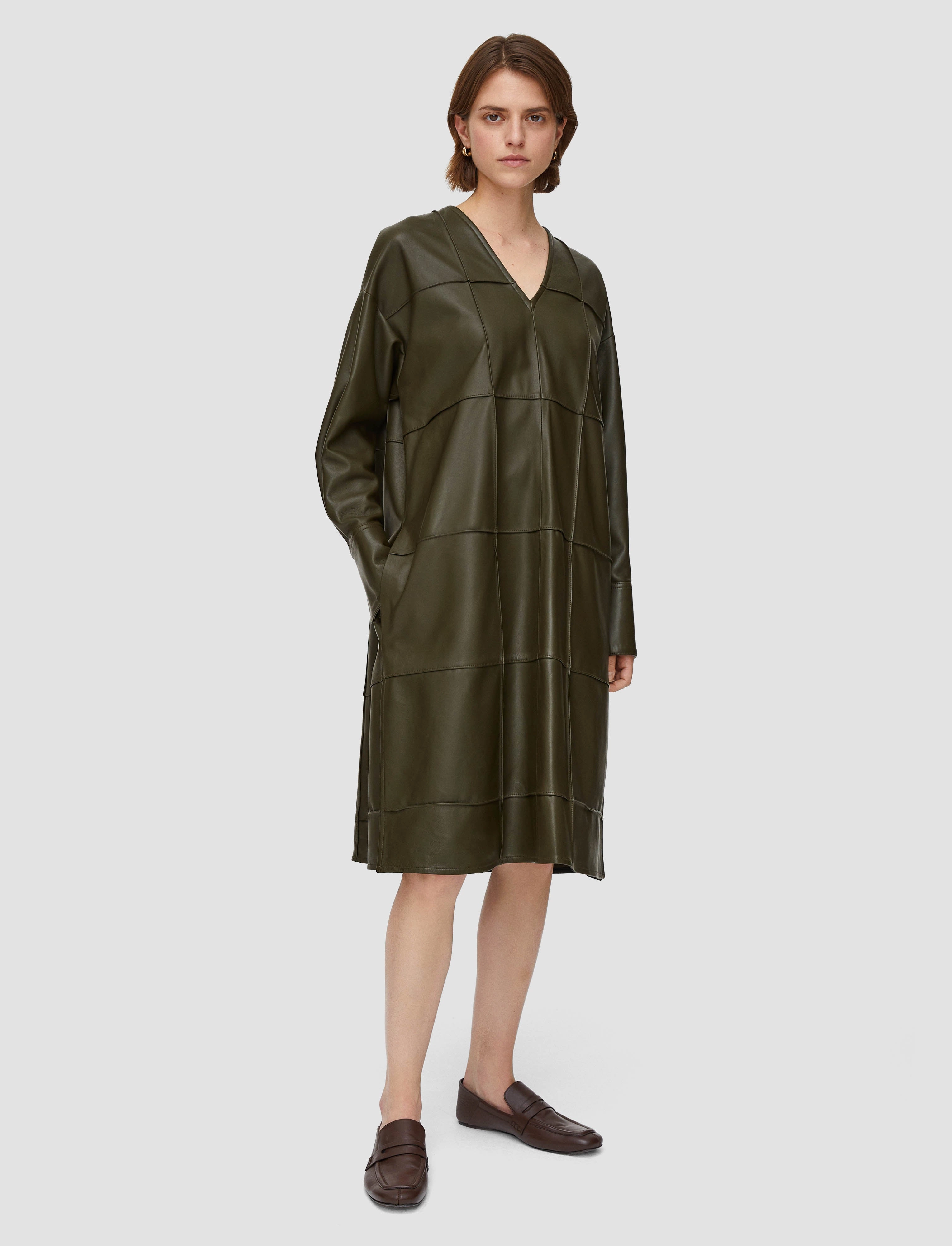 Grid Nappa Leather Matisse Dress All Gender