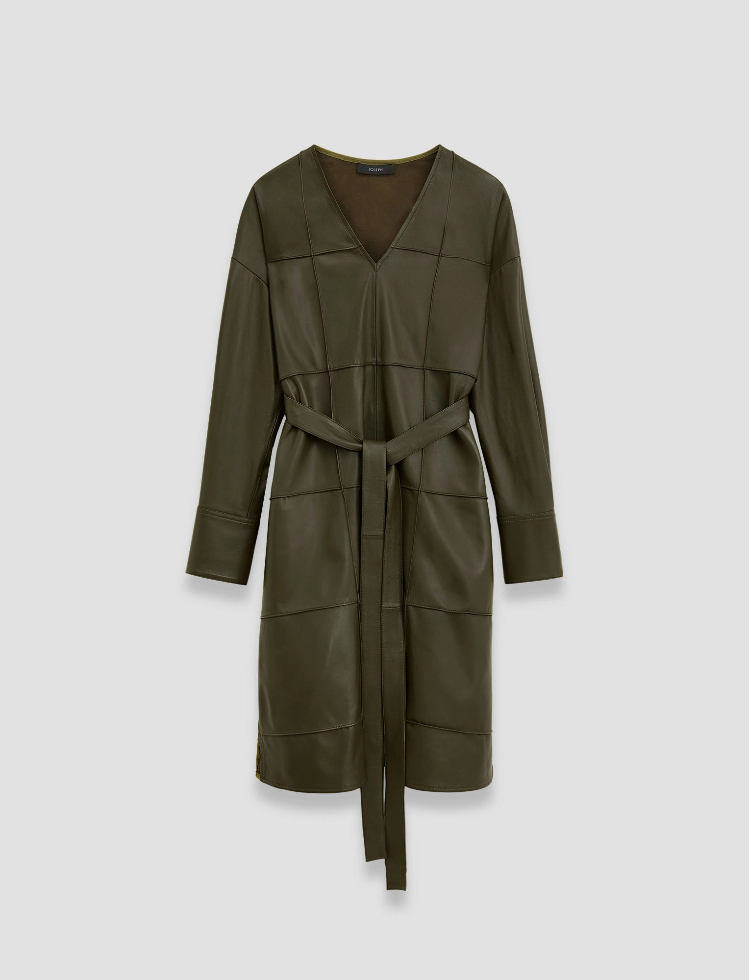 Sun-Protective Grid Nappa Leather Matisse Dress