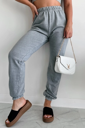 Grover Jogger Sweatpants (Grey) Walk Friendly Rugged Wear