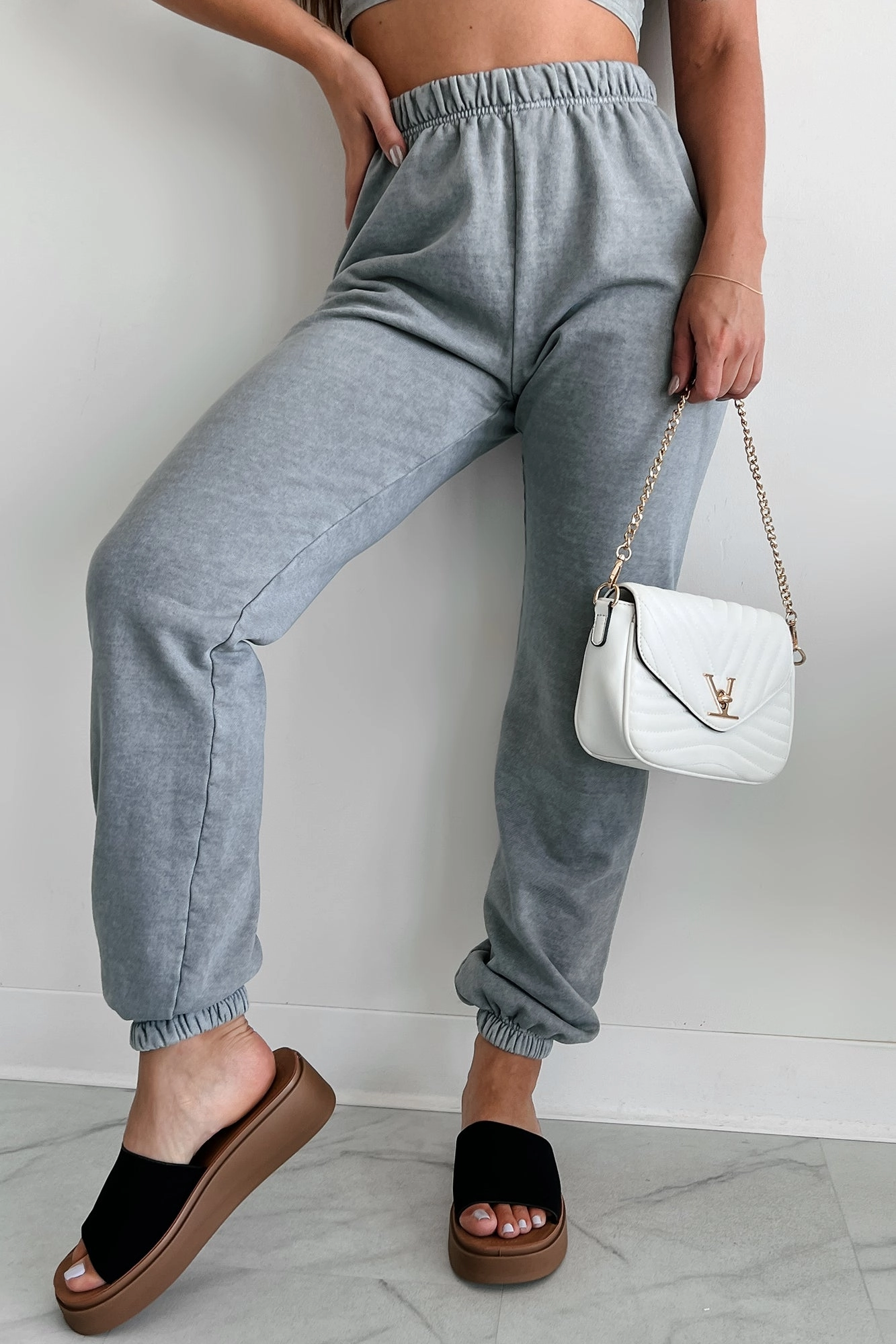 Grover Jogger Sweatpants (Grey) Utility Pockets Comfort Fit