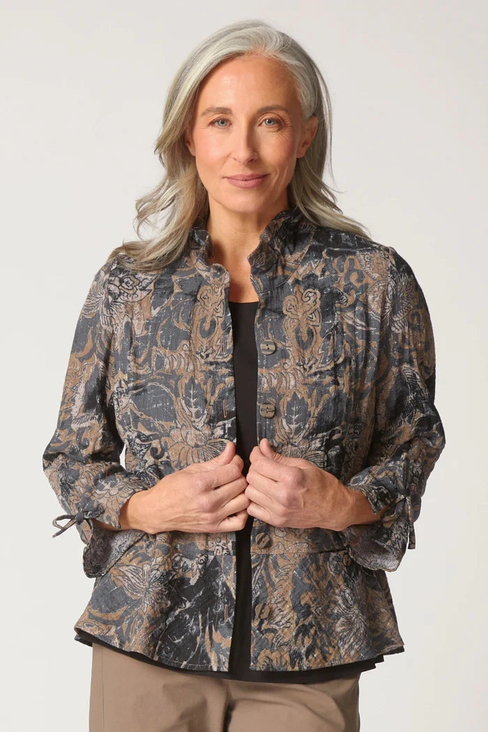 Habitat Express Travel Jacobian Floral Event Jacket Classic Layer