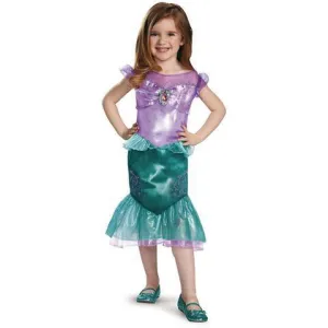 Halloween Classic Princess Ariel Girls Dress Costume