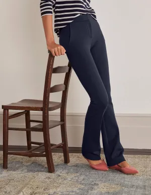 Hampshire Bootcut Trousers-Navy
