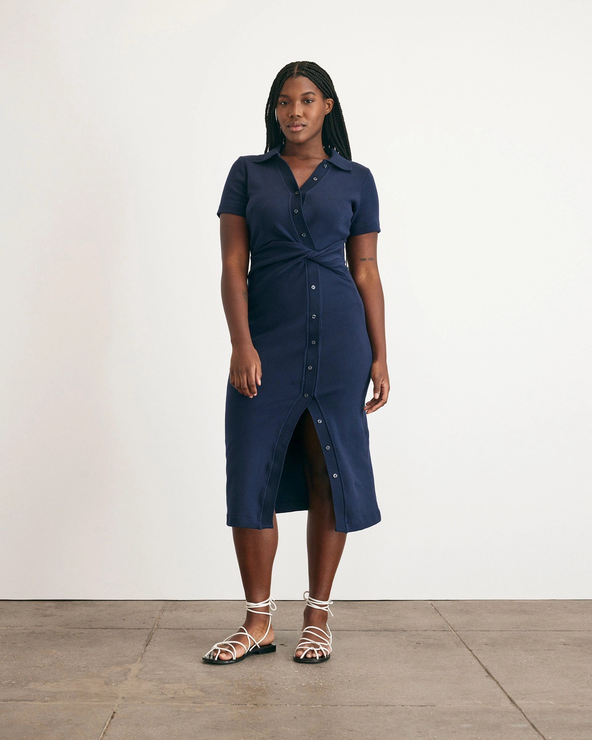 Chill Comfort Cool Movement Short Sleeve Ellicot Dress