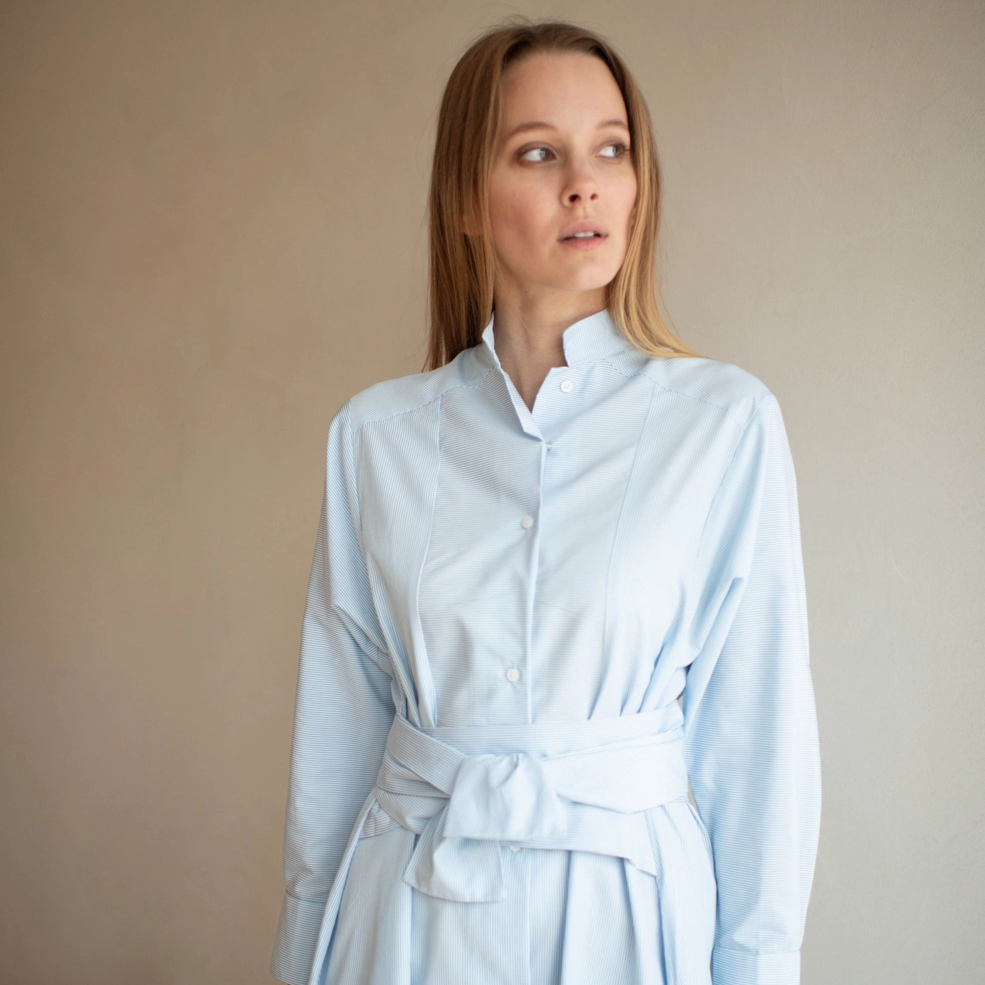 Travel-Style La Ville Dress| Soft Blue [Final Sale]