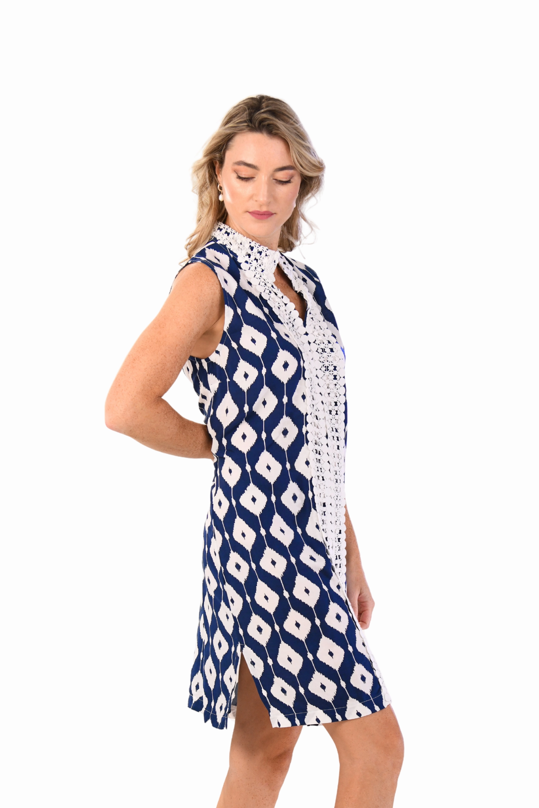 Harbour Island Dress / Navy Understated Elegance