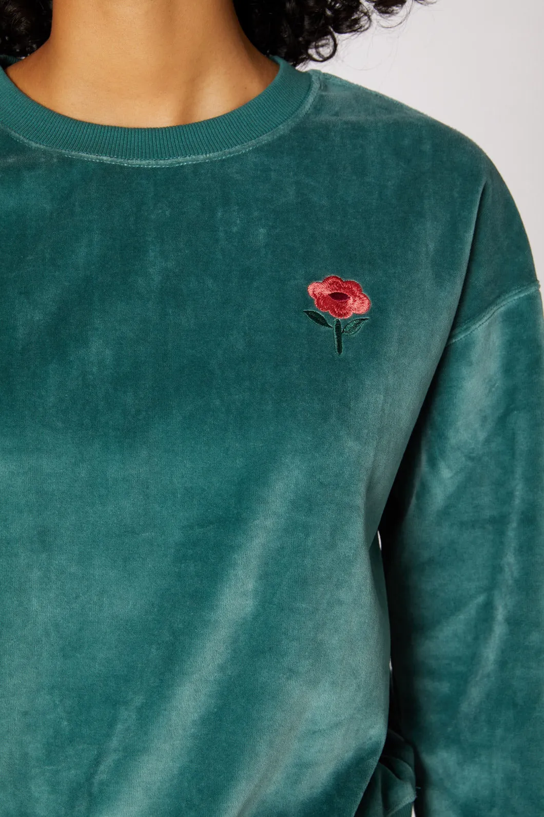 Harlow Velour Sweater