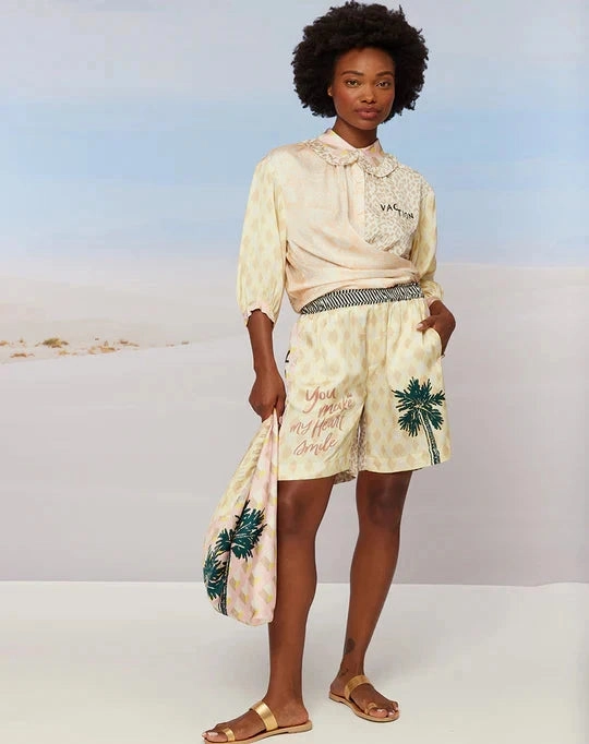 TwillWeave Retro design Harper Blouse Vacation