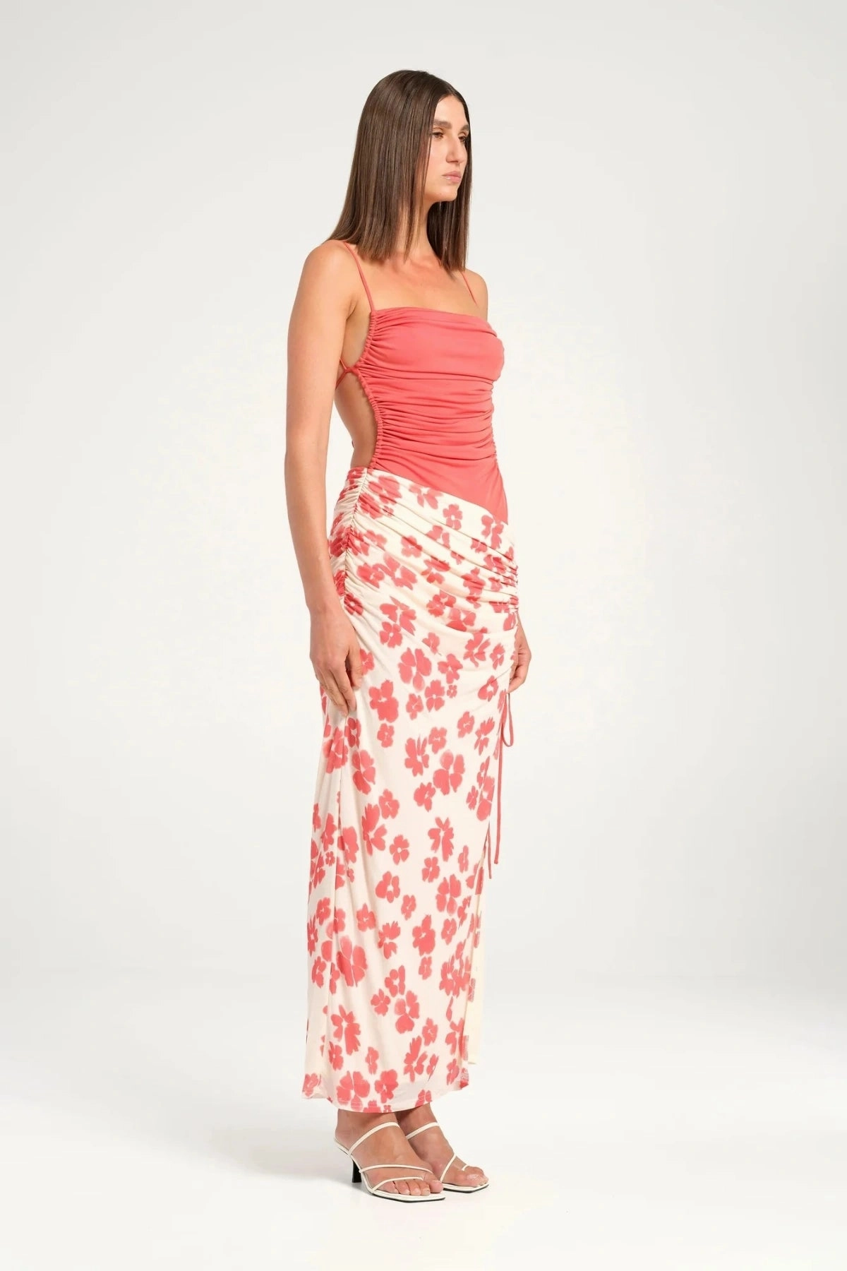 Open-back Work Ease Miro Maxi Dress Blushwood