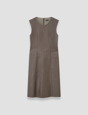 Silky Shine Satin Soft Heidi Leather Stretch Dress