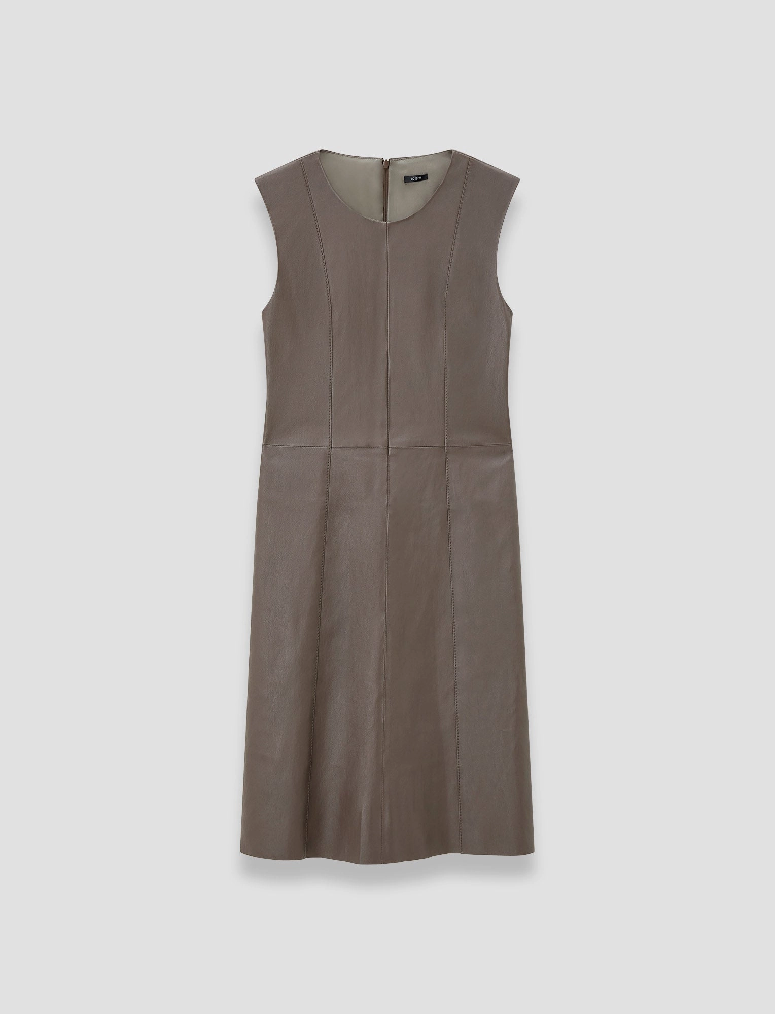 Silky Shine Satin Soft Heidi Leather Stretch Dress