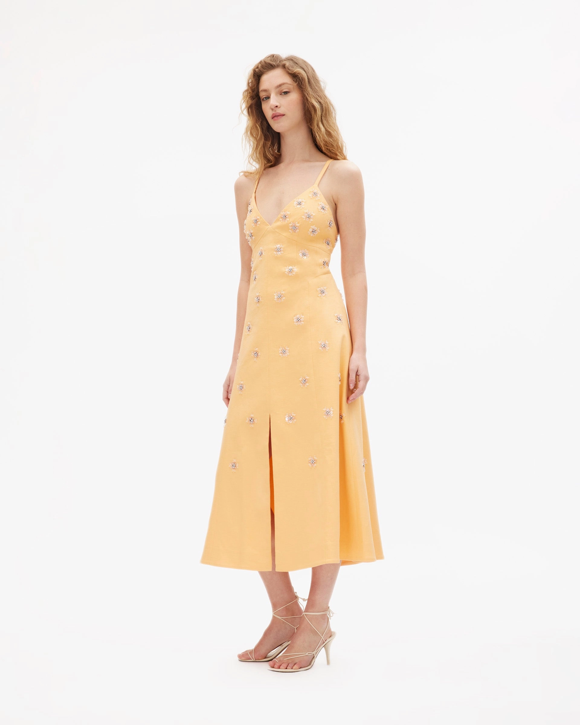 Hendrix Dress ComfortFitDesign Satin-Sleeve