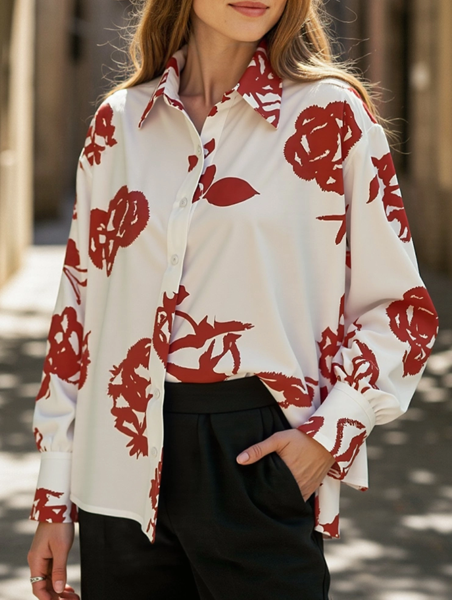 2025 new casual printed shirt Durable Stitch Pattern