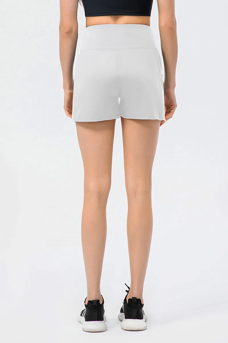 High-Rise Printed Athletic Shorts