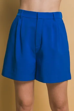 High Rise Tailored Shorts