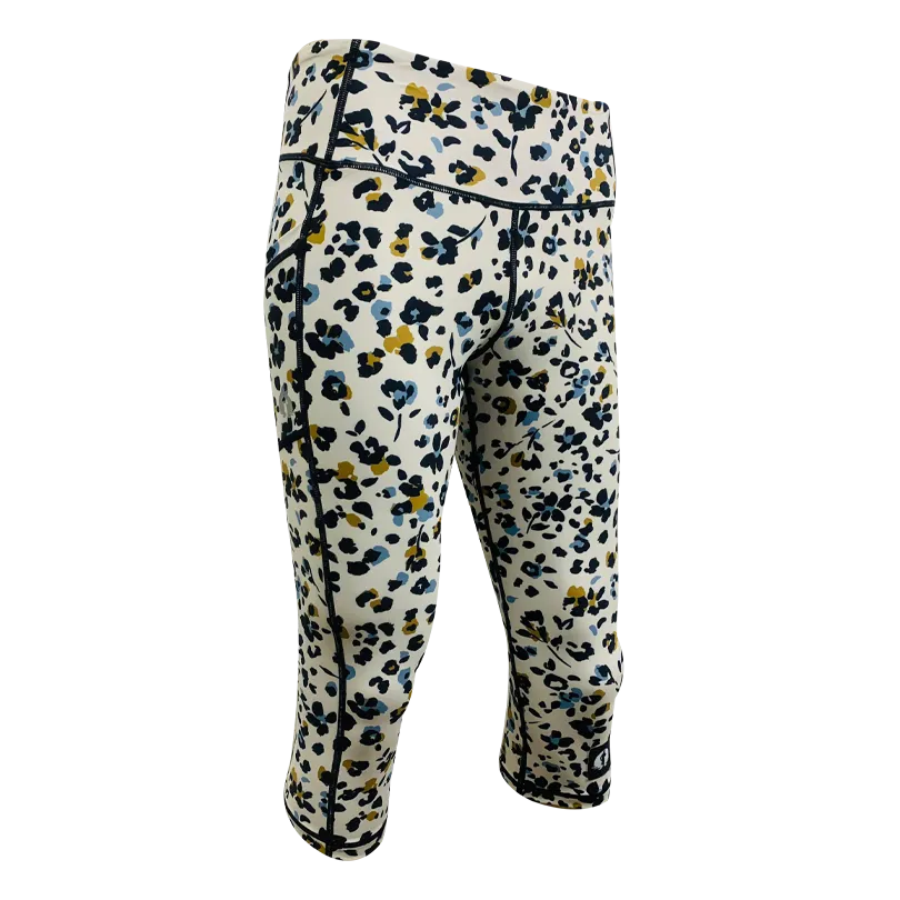 High Waist Funky 3/4 Leggings - Tiny Treasures