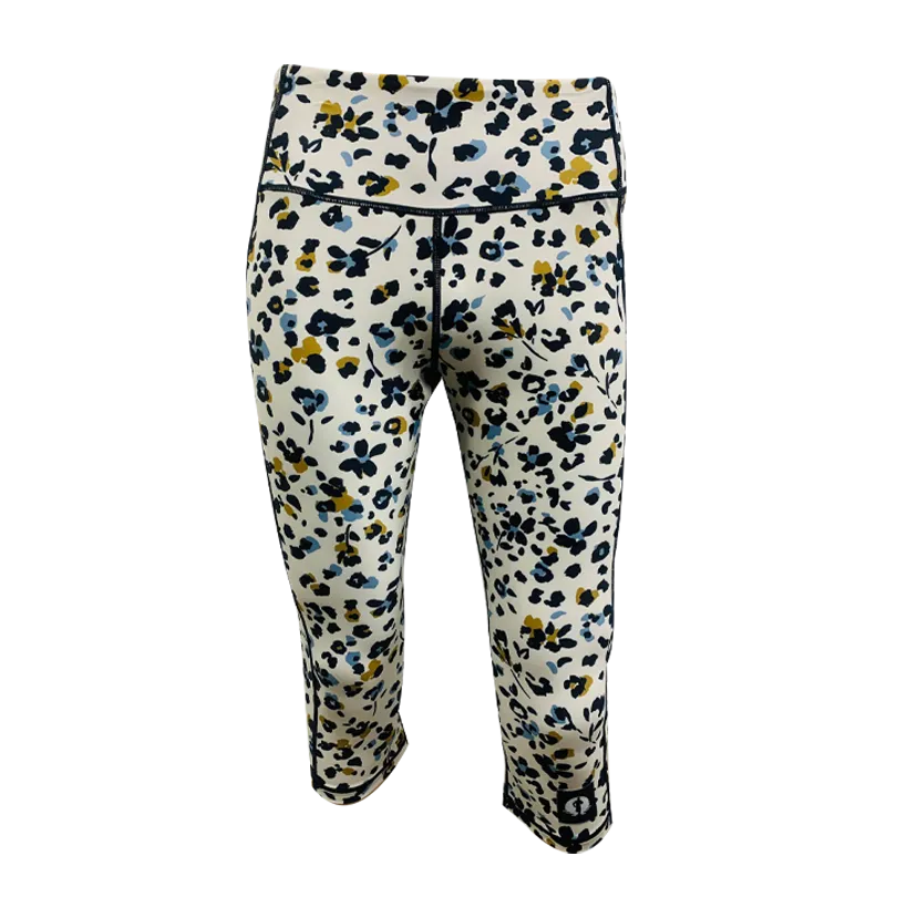 High Waist Funky 3/4 Leggings - Tiny Treasures