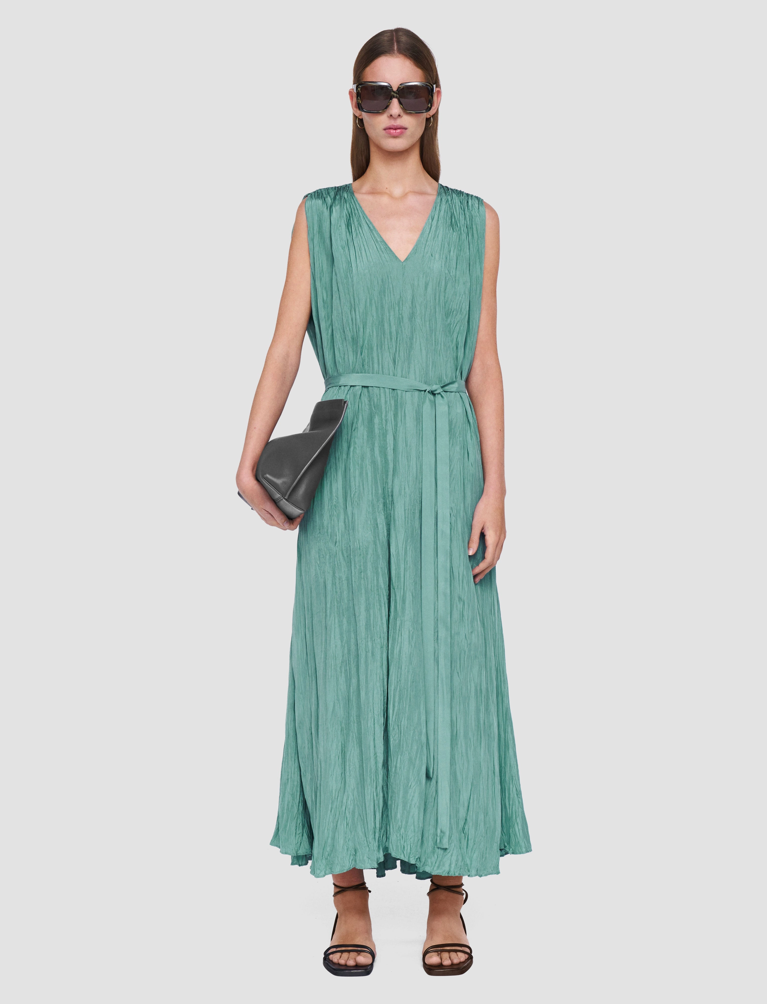 Martini Habotai Silk Dress Refined Vibe Layered Form
