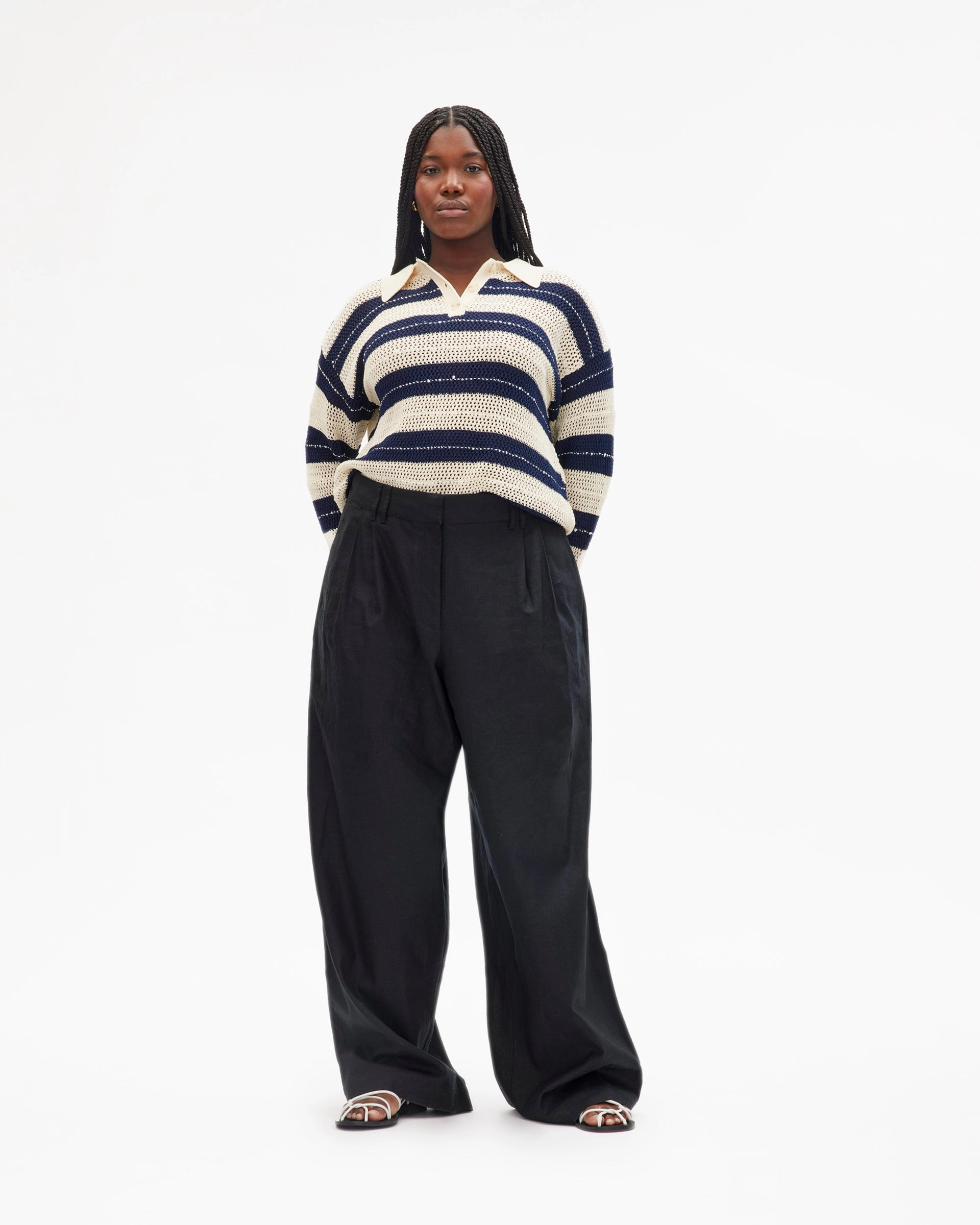 Quinn Sweater WrinkleFree Weaving MidweightKnit