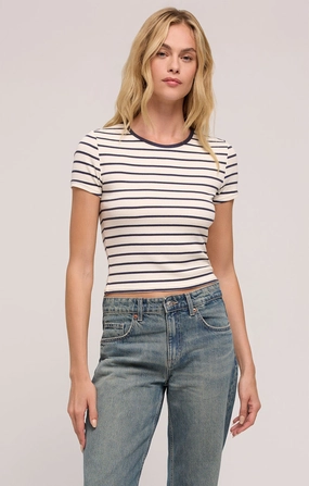 AntiSnag Fabric MultiPocketDesign SAXTON STRIPED TEE
