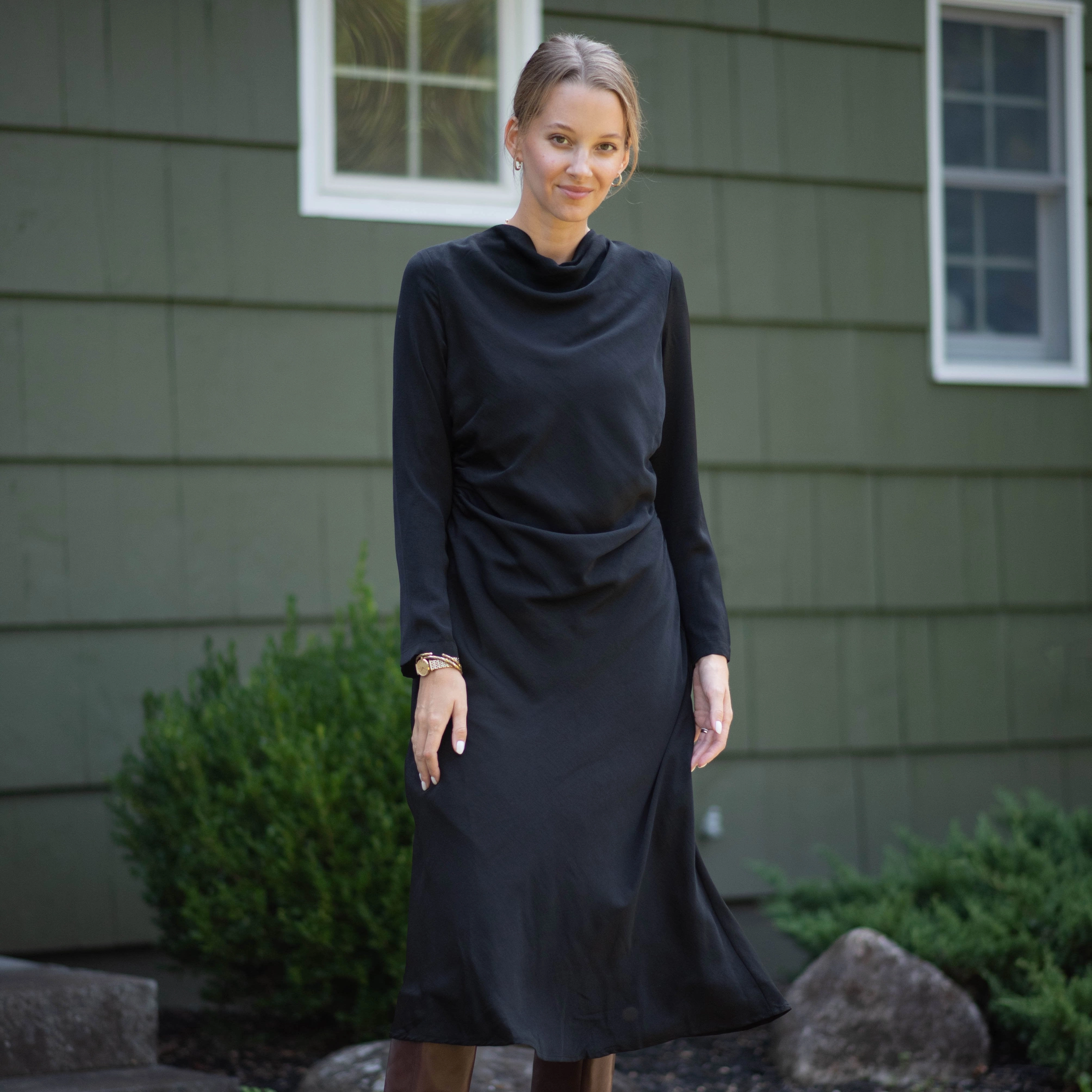 Marseille Dress | Black [Final Sale] Low Maintenance Classic Move