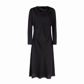 Marseille Dress | Black [Final Sale] Luxurious Texture Emerging-Brand