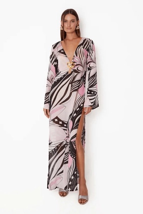 Classic Look Hotline Heart Maxi Dress Allegro