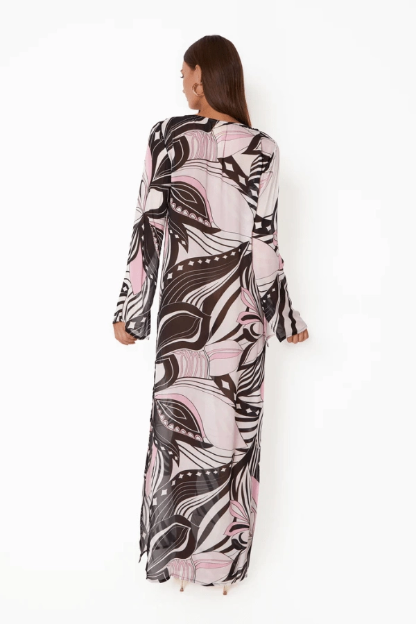 Hotline Heart Maxi Dress Allegro Texture Softness