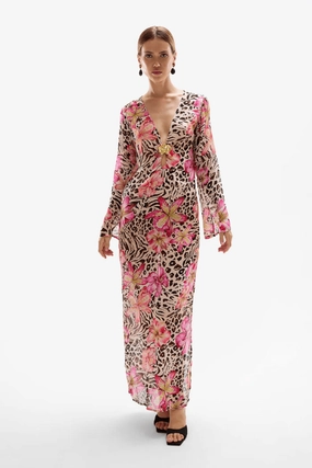 Soft and Smooth Hotline Orchid Maxi Dress Safaria