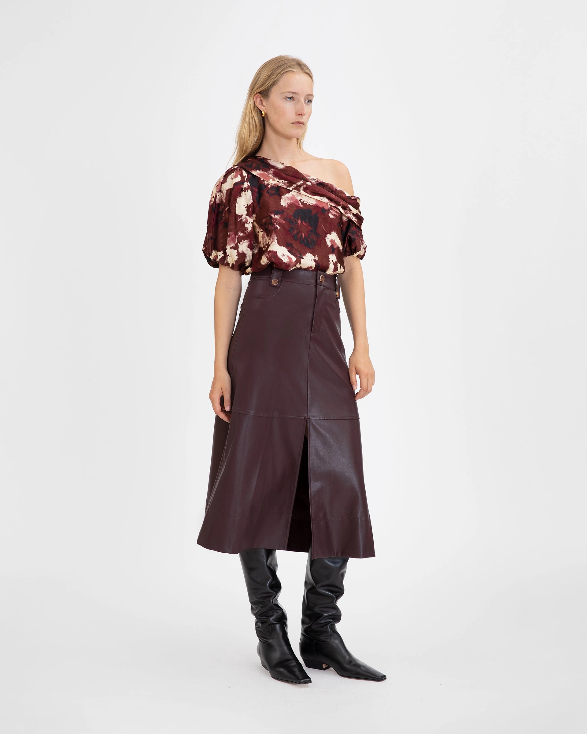 Hudie Skirt Frayed hem