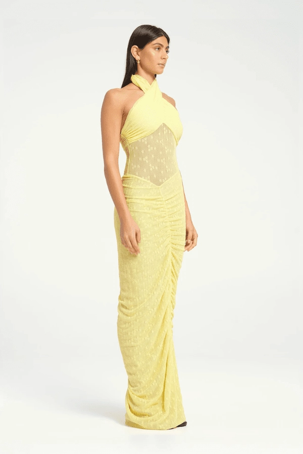 Hudson Lace Maxi Dress Butter Field Fresh Layered Fit