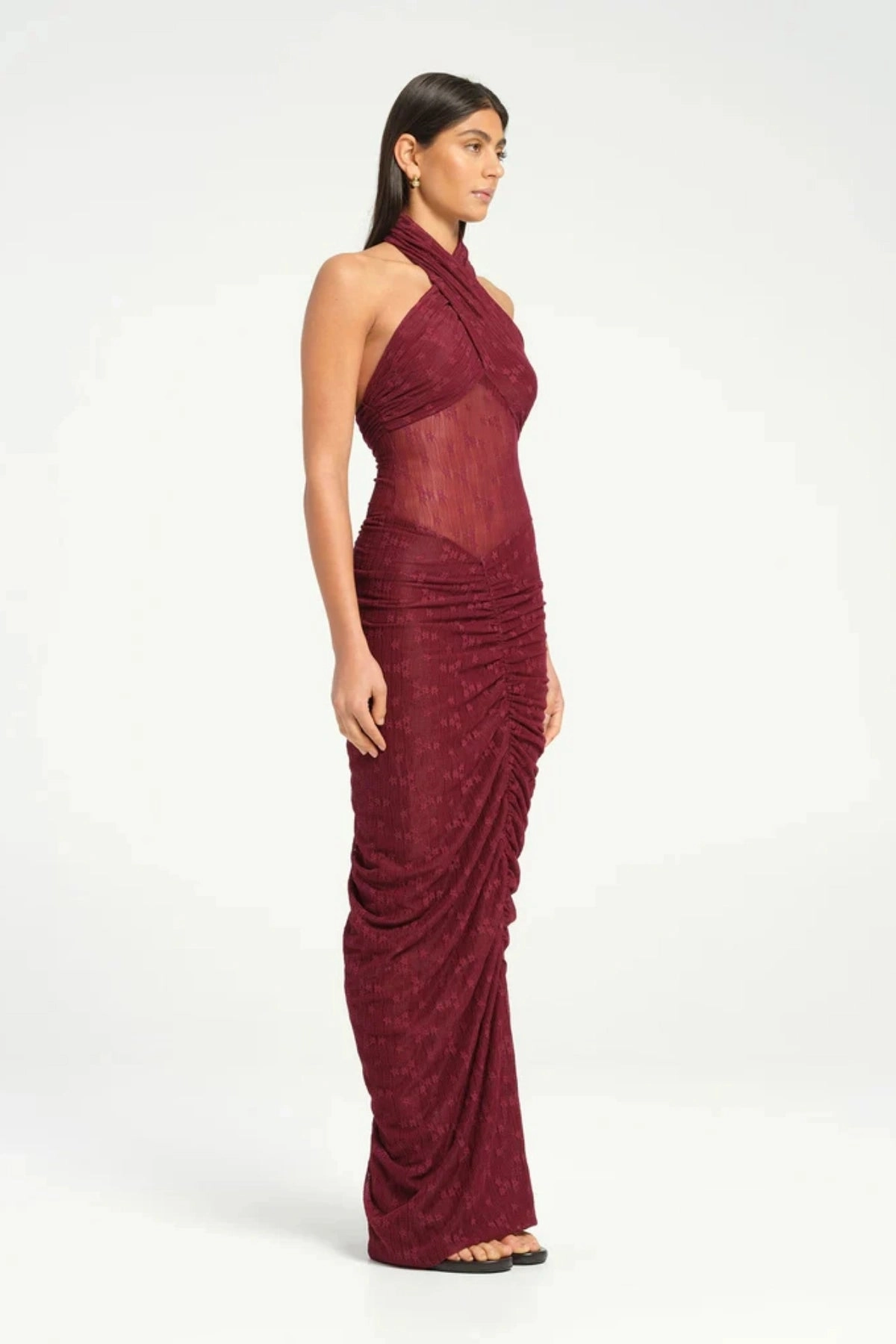 Hudson Lace Maxi Dress Sangria Best-Seller