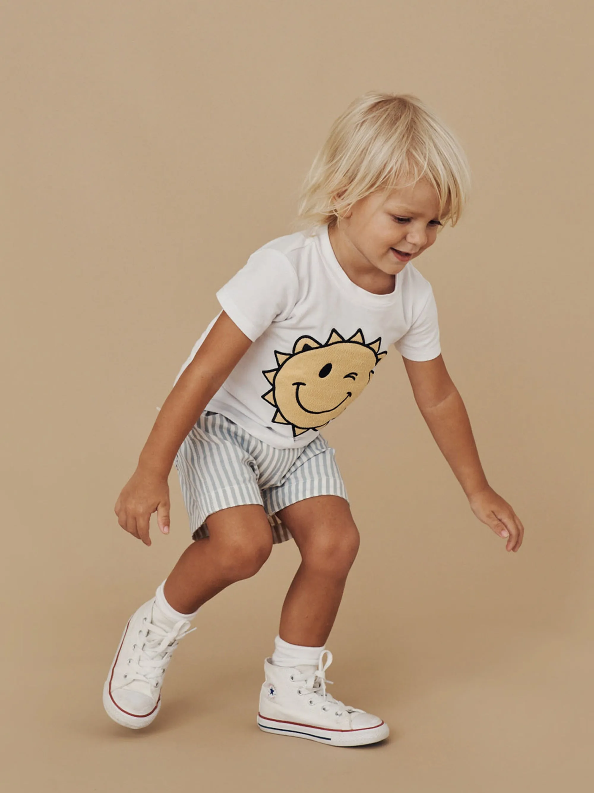 Huxbaby Stripe Reversible Chino Short