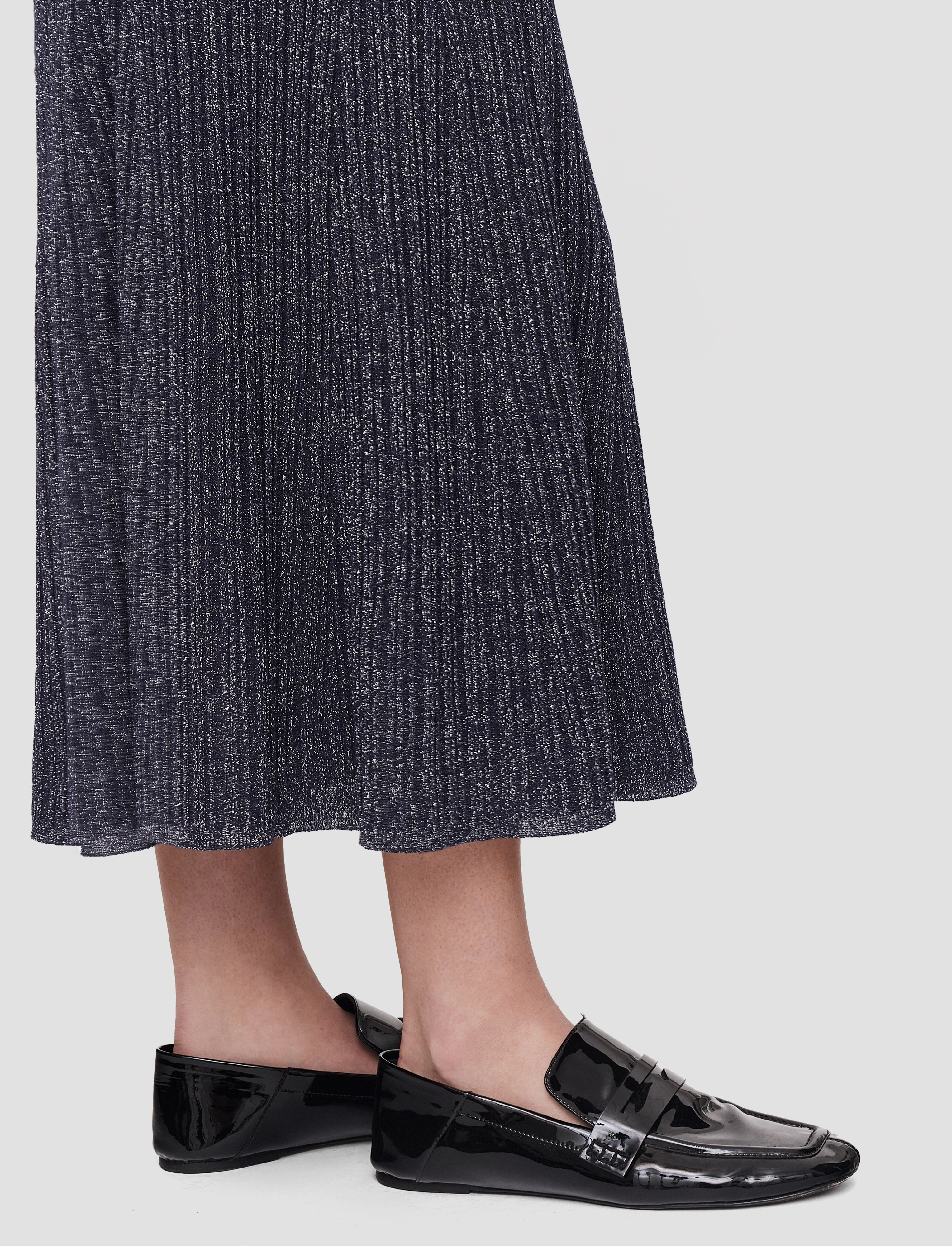 Lurex Knit Skirt Sustainable Fabric Iconic Style