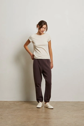 Durable Seam Construction Flex Fit STEVIE FLEECE EASY SWEATPANT