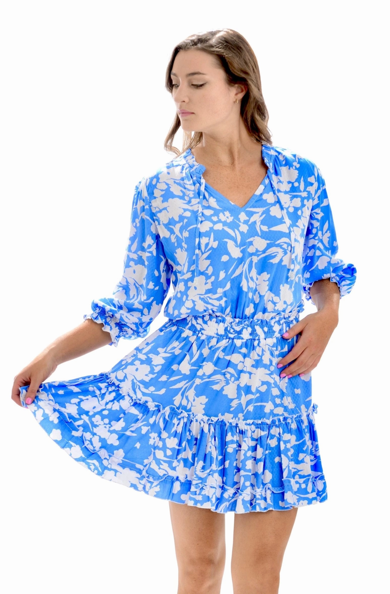 Ibiza Dress / Cornflower Blue Smart Layering Night Mood