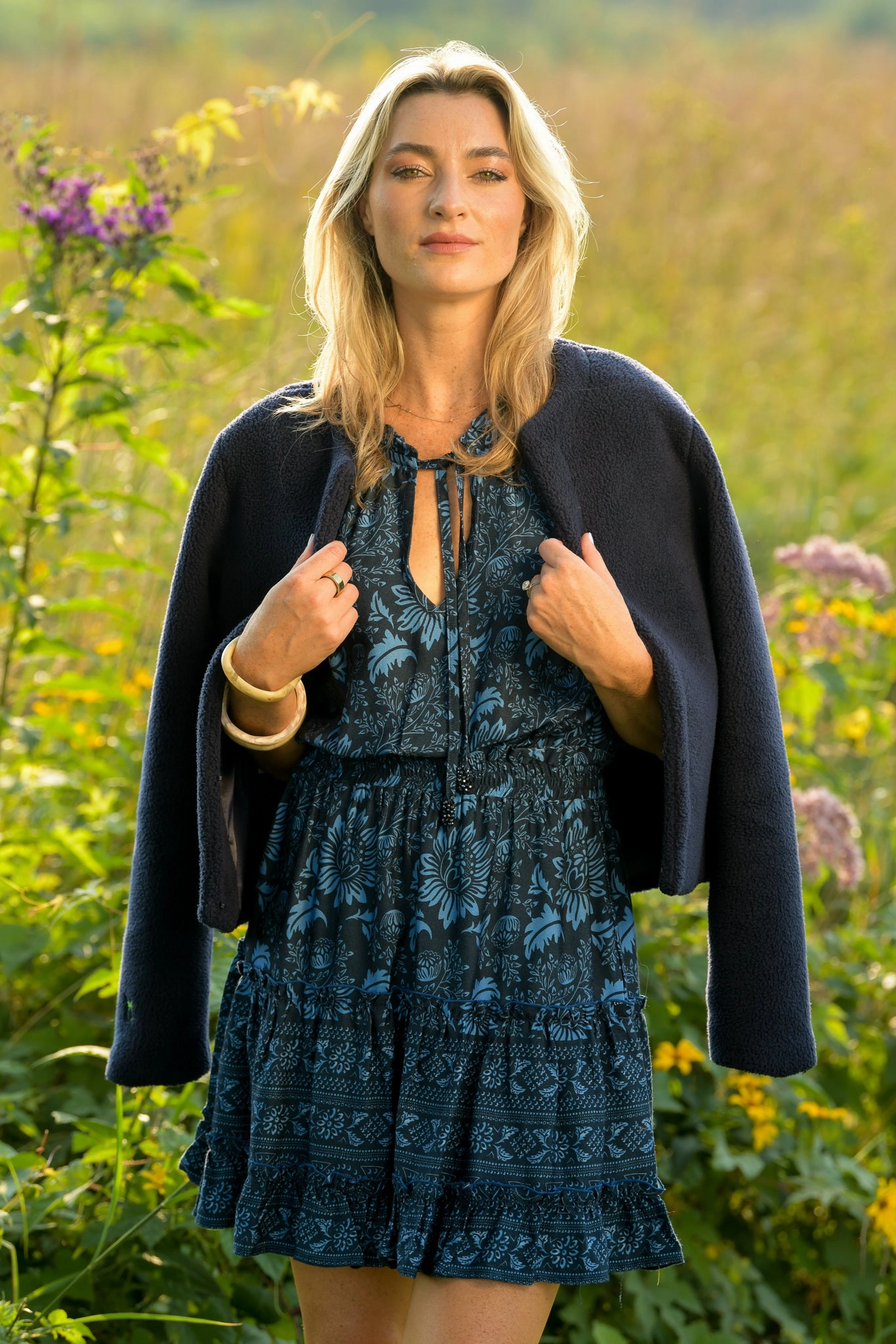 Confident Mood Ibiza Dress / Indigo Cabbage