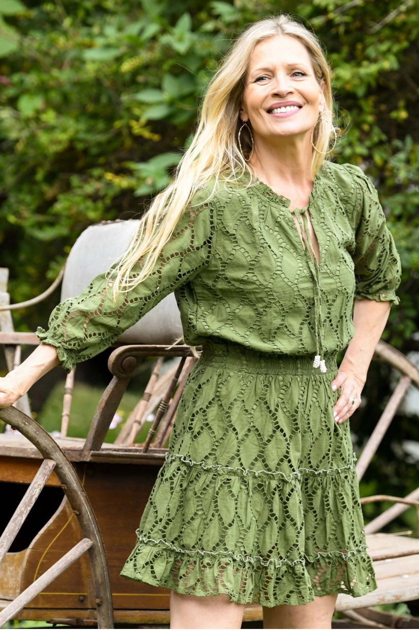 Body Harmony Fashionable Layers Ibiza Dress / Sage