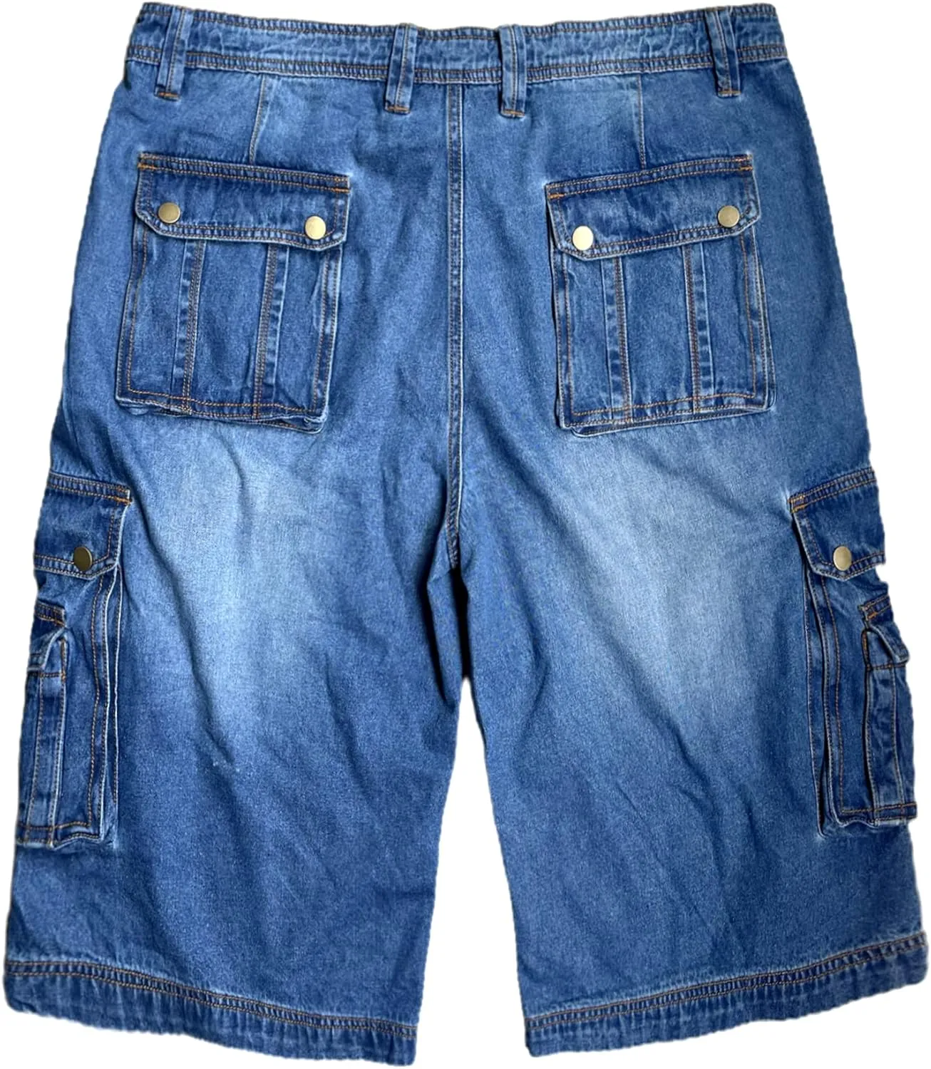 IDEALSANXUN Men's Casual Loose Fit Multi-Pockets Military Cargo Shorts