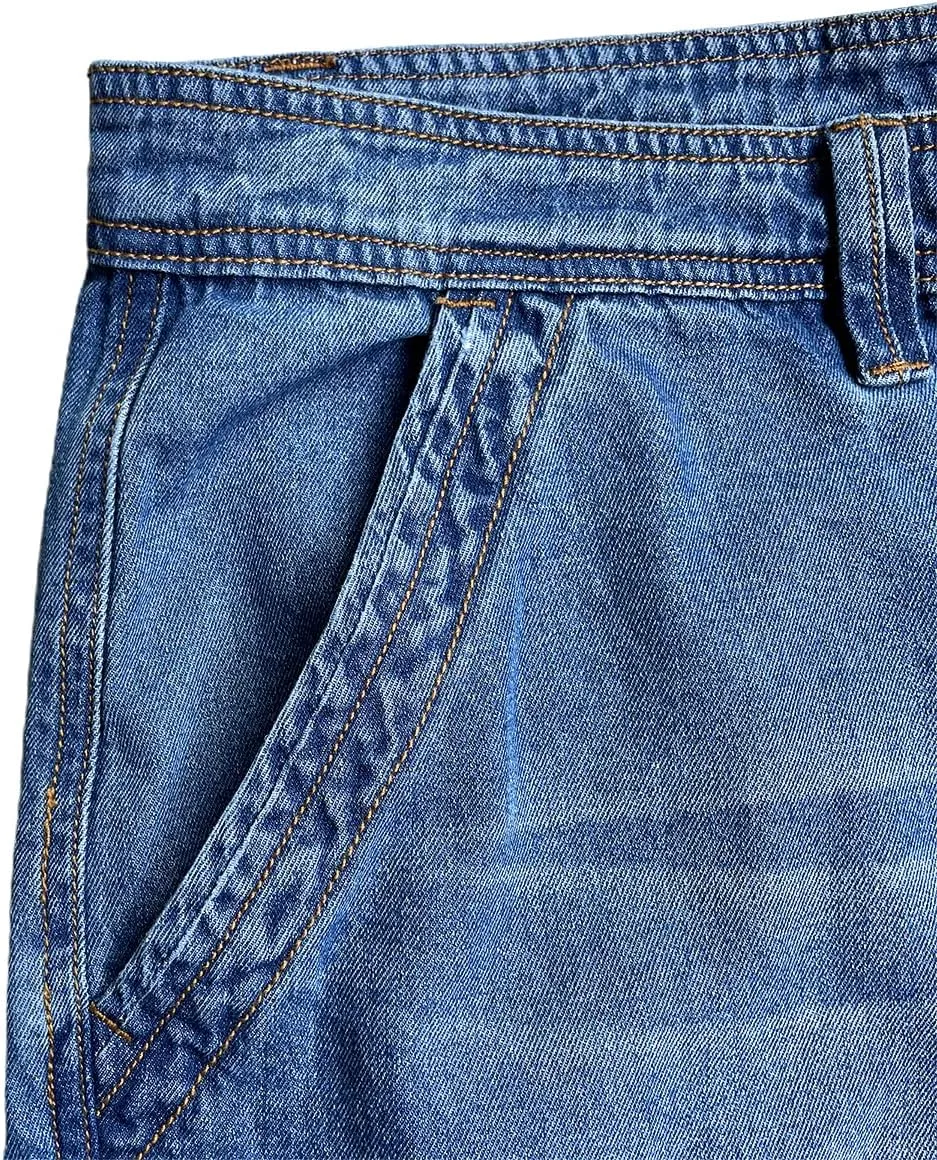 IDEALSANXUN Men's Casual Loose Fit Multi-Pockets Military Cargo Shorts