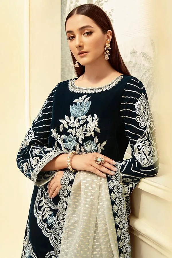 Imrozia La-Heritage · Festive Velvet Collection – I.V-07 Maze Ocean