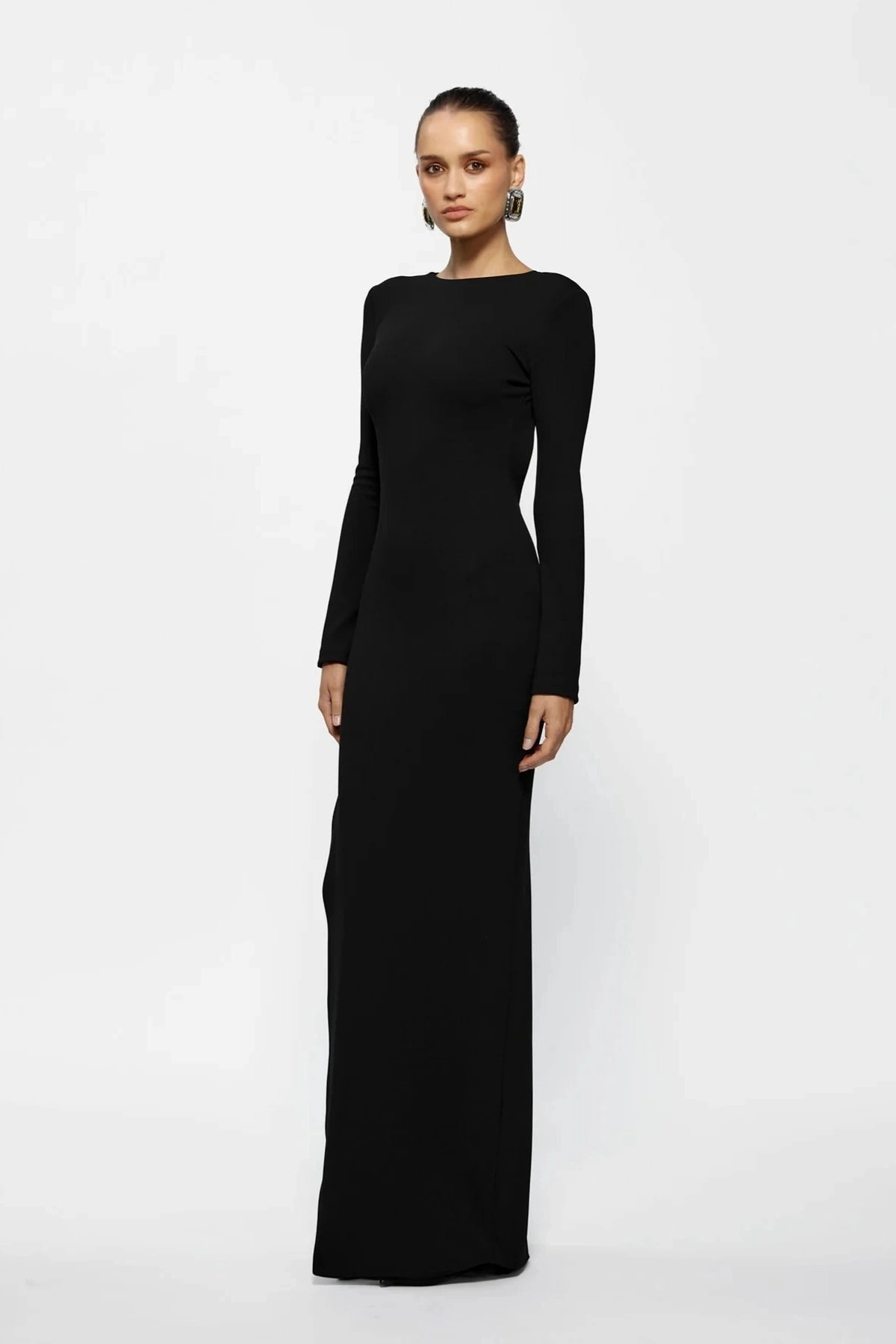 Fashion Mix Bold Touch Indie Gown Black