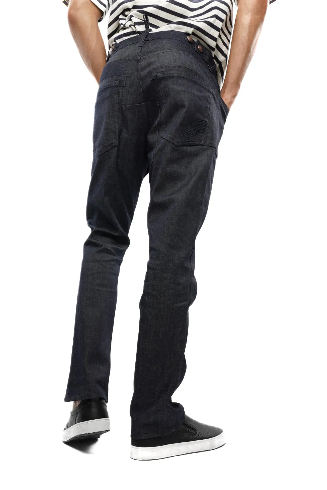 Indigo Denim Gravel Stretch Jean