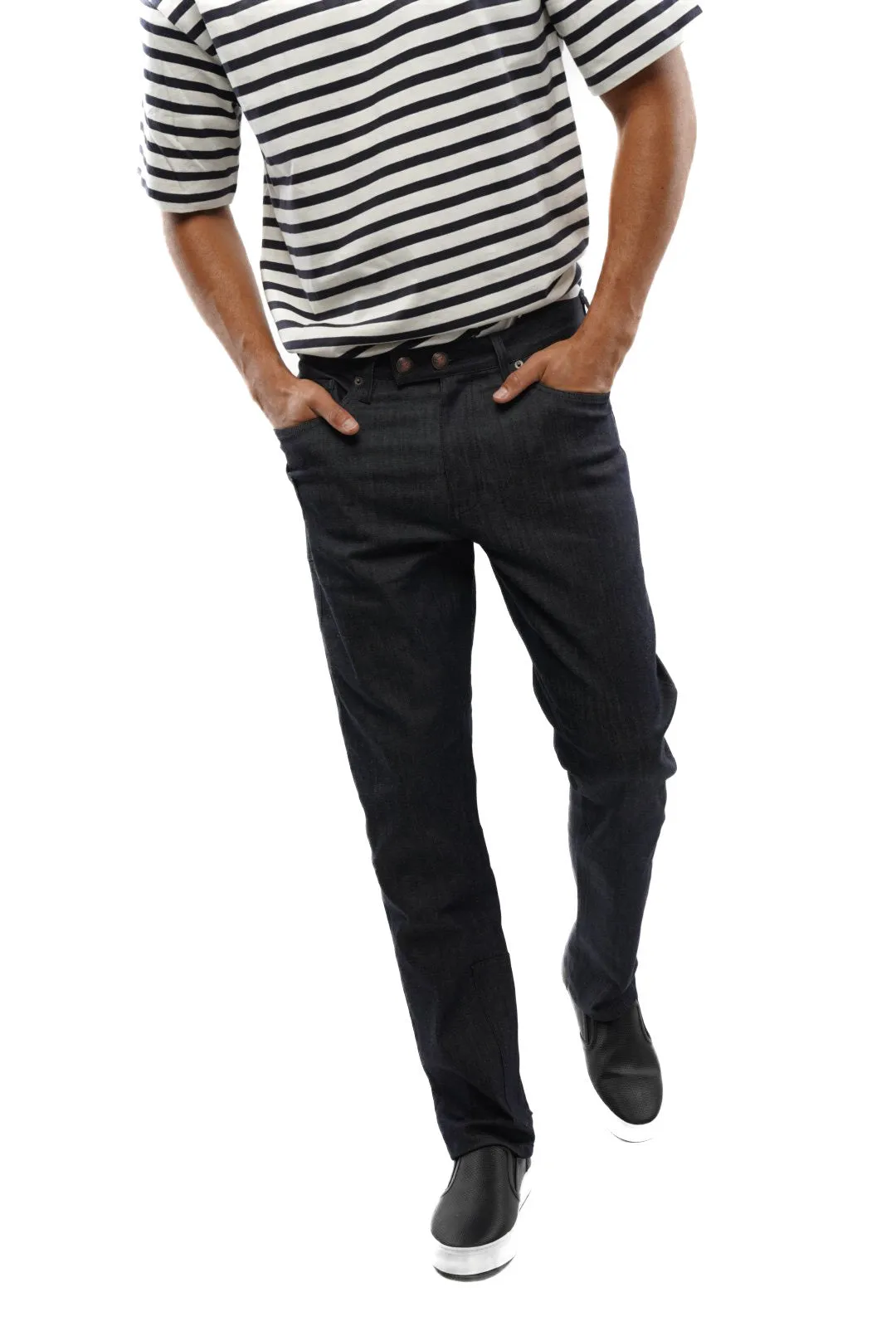 Indigo Denim Gravel Stretch Jean
