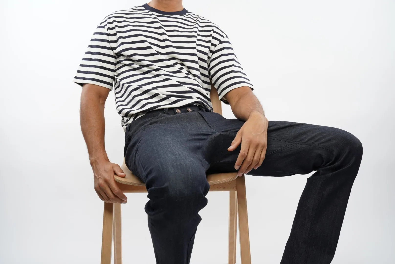 Indigo Denim Gravel Stretch Jean