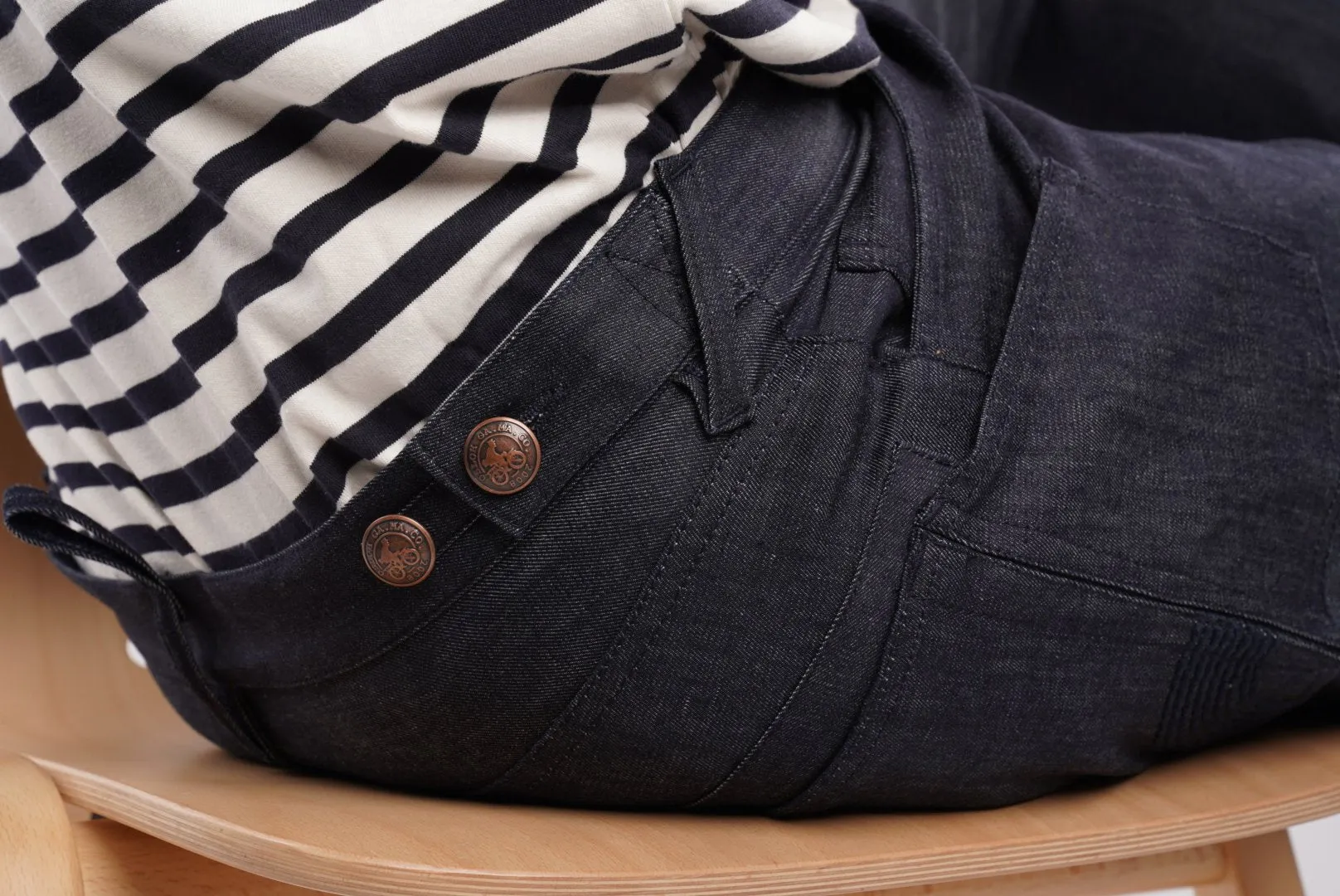 Indigo Denim Gravel Stretch Jean