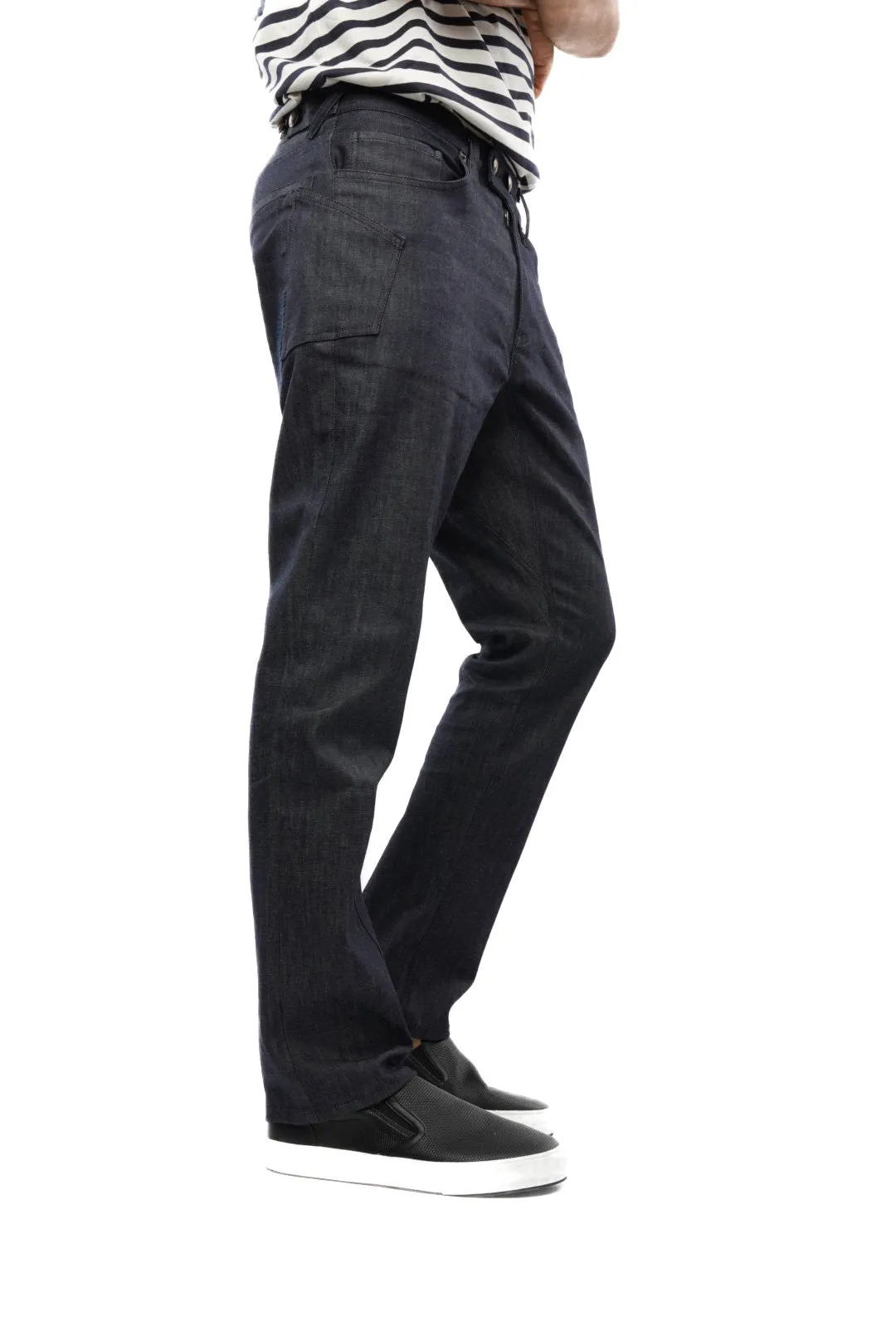 Indigo Denim Gravel Stretch Jean