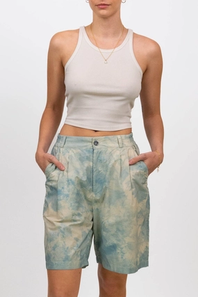 Indigo Terry Shorts (Sizes XS, M) Reinforced Stress Points Work Flex
